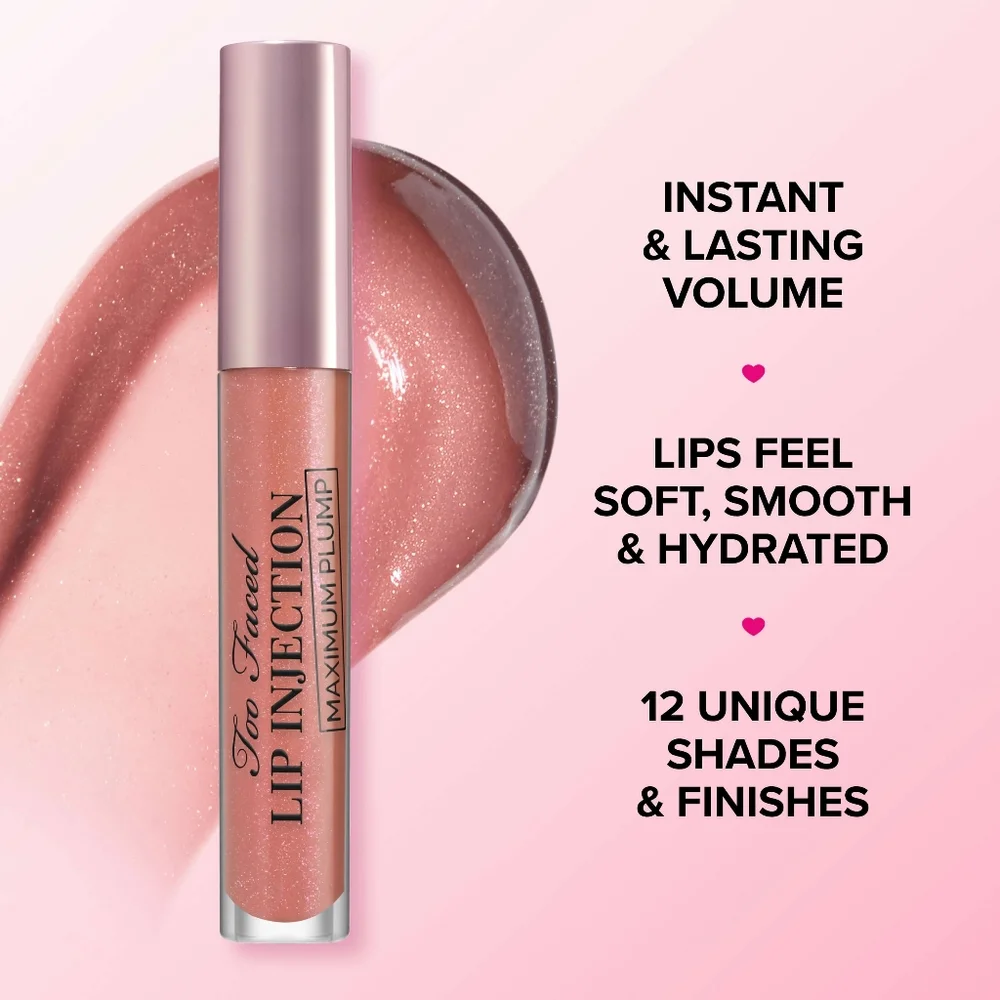 Too Faced Lip Injection Maximum Plump Extra Strength Hydrating Lip Plumper Gloss